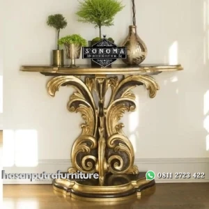meja konsul ukir luxury ( meja tamu, meja rias, meja makan, nakas) Indonesia Furniture