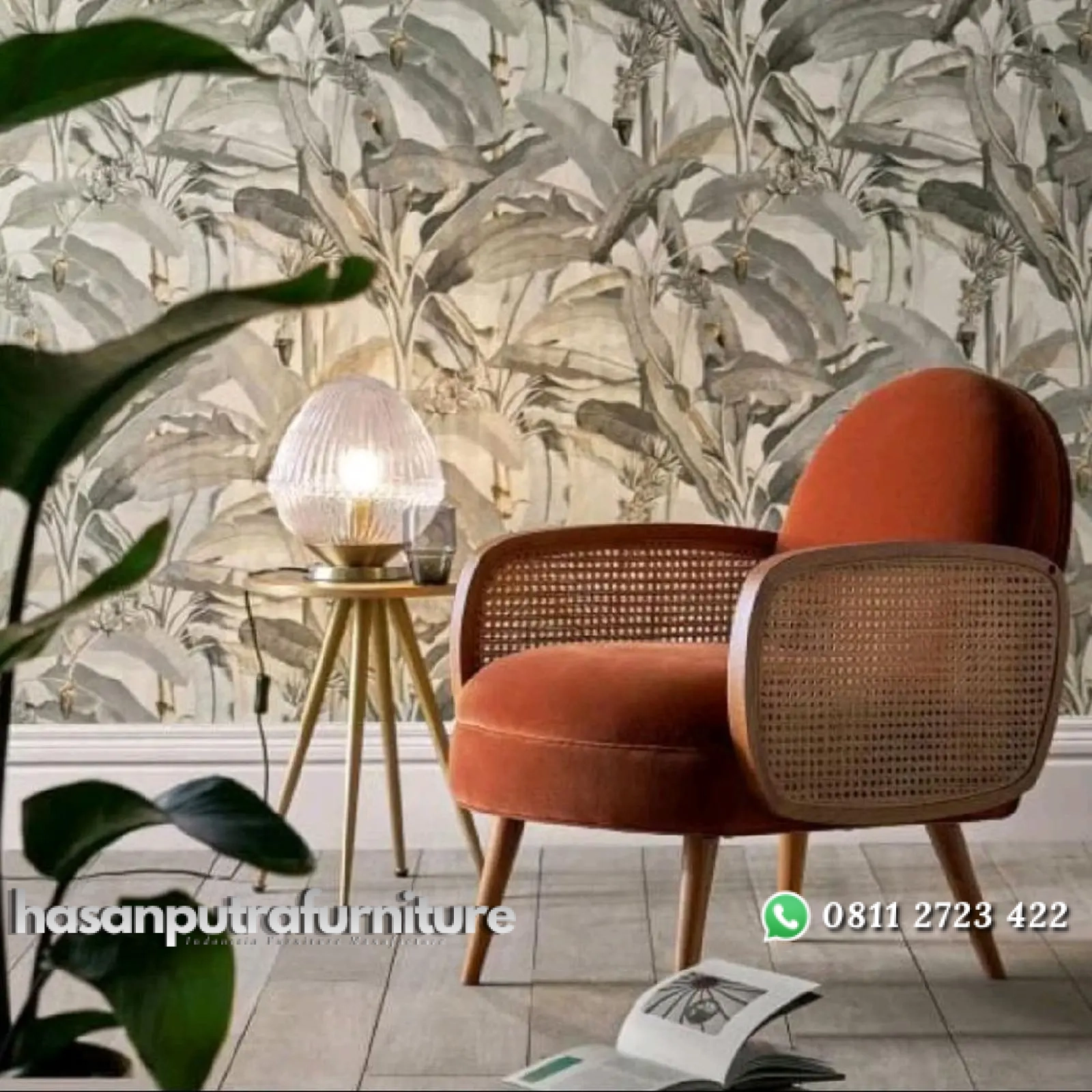 Sofa single kayu jati kombinasi rotan alami kursi santai terlaris Indonesia Furniture 1 Sofa single kayu jati kombinasi rotan alami kursi santai terlaris Indonesia Furniture
