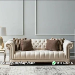 sofa ceaster full button 2 seater Indonesia Furniture