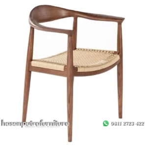 Kursi cafe Hiroshima dudukan rotan kursi cafe terlaris kayu jati Indonesia Furniture