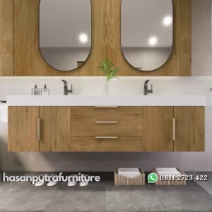ARLO Wastafel Kamar Mandi Plywood Minimalis Modern Hasan Putra Furniture Jepara - Indonesia Furniture
