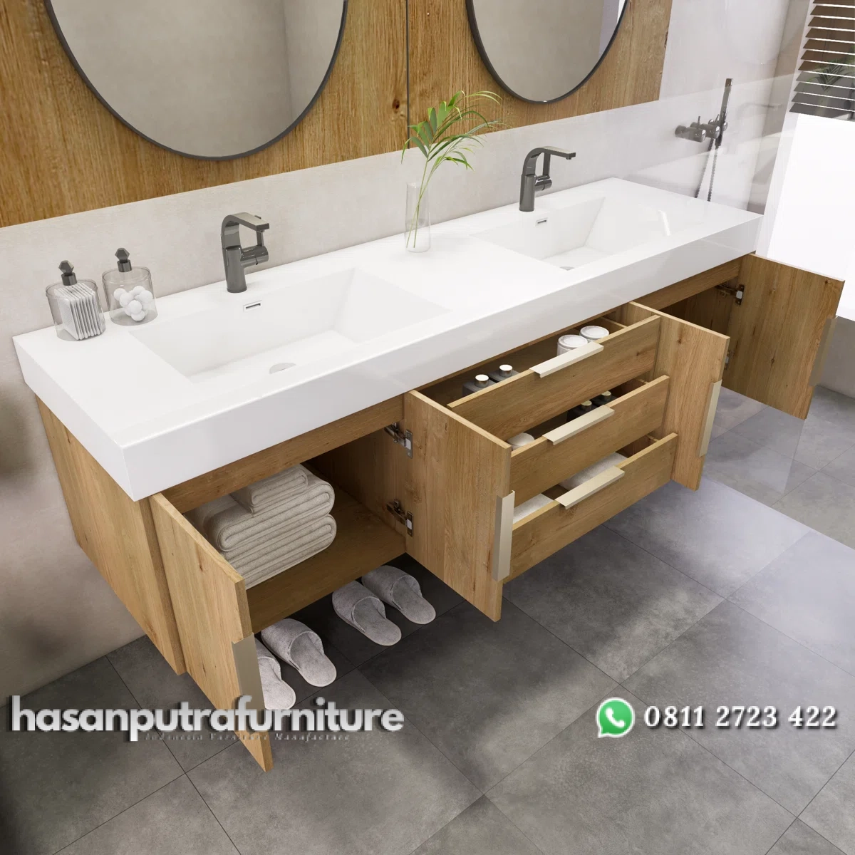 ARLO Wastafel Kamar Mandi Plywood Minimalis Modern Hasan Putra Furniture Jepara - Indonesia Furniture 3 ARLO Wastafel Kamar Mandi Plywood Minimalis Modern Hasan Putra Furniture Jepara - Indonesia Furniture - Gambar 3