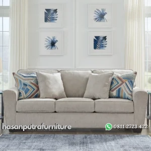 Acton Sofa Tamu 3 Seater Minimalis Terbaru Hasan Putra Furniture Jepara - Indonesia Furniture