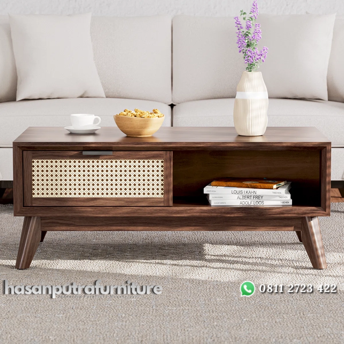 Ailia Meja Tamu Retro Rotan Desain Minimalis Terbaru Hasan Putra Furniture Jepara - Indonesia Furniture 2 Ailia Meja Tamu Retro Rotan Desain Minimalis Terbaru Hasan Putra Furniture Jepara - Indonesia Furniture - Gambar 2