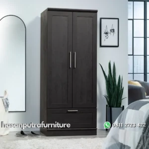 Aliaya Lemari Pakaian 2 Pintu Plywood Minimalis Hasan Putra Furniture Jepara - Indonesia Furniture