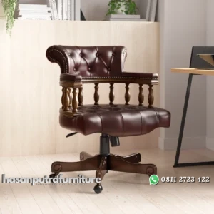 Alisha Kursi Kerja Putar Klasik Modern Minimalis Hasan Putra Furniture Jepara - Indonesia Furniture