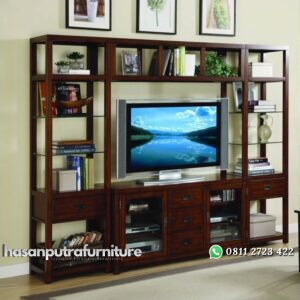 Almari Bufet TV Minimalis Jati Hasan Putra Furniture Jepara - Indonesia Furniture