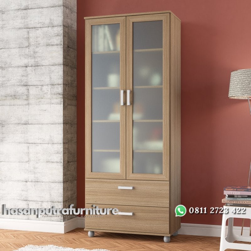 Almari Buku Jati Minimalis 2 Pintu Hasan Putra Furniture Jepara - Indonesia Furniture 1 Almari Buku Jati Minimalis 2 Pintu Hasan Putra Furniture Jepara - Indonesia Furniture