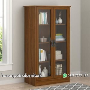 Almari Buku Jati Minimalis Hasan Putra Furniture Jepara - Indonesia Furniture