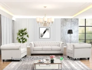 Annavi Set Sofa Tamu Chesterfield Minimalis Modern Hasan Putra Furniture Jepara - Indonesia Furniture