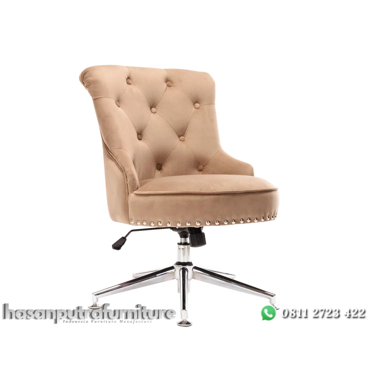 Augusta Kursi Kerja Kantor Kain Beludru Desain Scandinavian Hasan Putra Furniture Jepara - Indonesia Furniture 2 Augusta Kursi Kerja Kantor Kain Beludru Desain Scandinavian Hasan Putra Furniture Jepara - Indonesia Furniture - Gambar 2