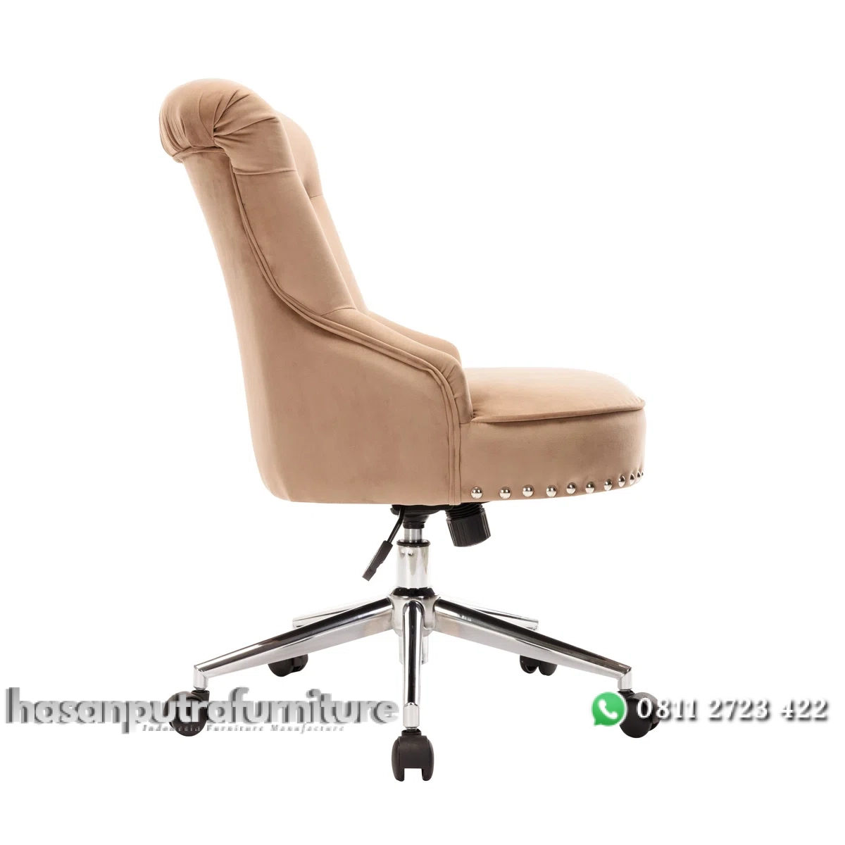 Augusta Kursi Kerja Kantor Kain Beludru Desain Scandinavian Hasan Putra Furniture Jepara - Indonesia Furniture 4 Augusta Kursi Kerja Kantor Kain Beludru Desain Scandinavian Hasan Putra Furniture Jepara - Indonesia Furniture - Gambar 4