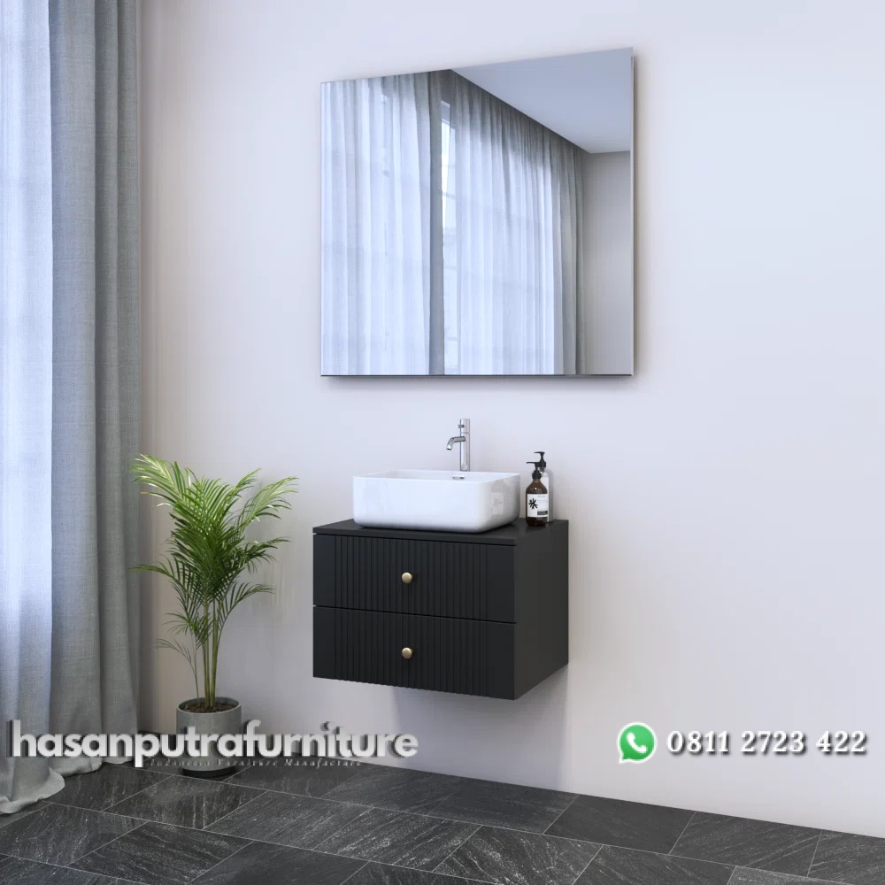 BORNEO Wastafel Kabinet Minimalis 2 Laci Cat Duco Hasan Putra Furniture Jepara - Indonesia Furniture 3 BORNEO Wastafel Kabinet Minimalis 2 Laci Cat Duco Hasan Putra Furniture Jepara - Indonesia Furniture - Gambar 3