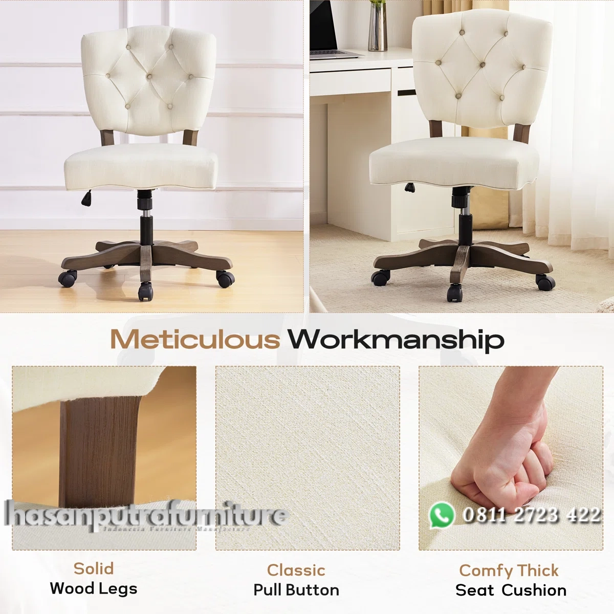 Baden Kursi Kerja Staff Klasik Minimalis Hasan Putra Furniture Jepara - Indonesia Furniture 4 Baden Kursi Kerja Staff Klasik Minimalis Hasan Putra Furniture Jepara - Indonesia Furniture - Gambar 4