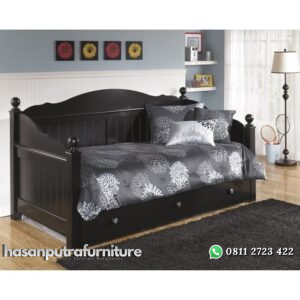 Bale Bale Sorong Kayu Jati Minimalis Hasan Putra Furniture Jepara - Indonesia Furniture