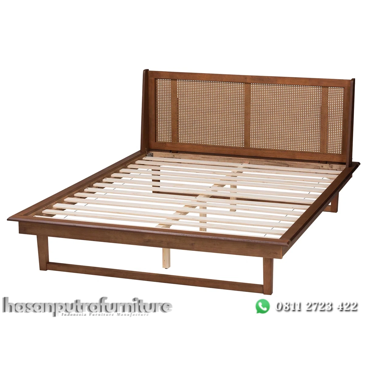 Bricellyn Tempat Tidur Rotan Kayu Jati Minimalis Hasan Putra Furniture Jepara - Indonesia Furniture 3 Bricellyn Tempat Tidur Rotan Kayu Jati Minimalis Hasan Putra Furniture Jepara - Indonesia Furniture - Gambar 3