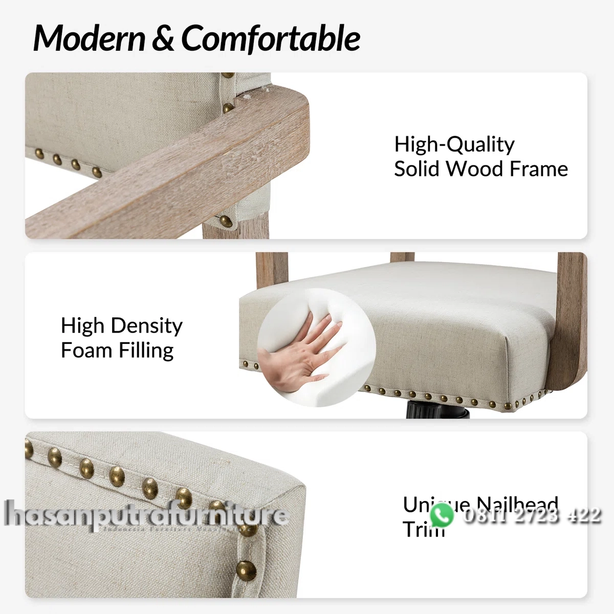 Bromley Kursi Kantor Tanganan Kayu Jati Modern Minimalis Hasan Putra Furniture Jepara - Indonesia Furniture 2 Bromley Kursi Kantor Tanganan Kayu Jati Modern Minimalis Hasan Putra Furniture Jepara - Indonesia Furniture - Gambar 2