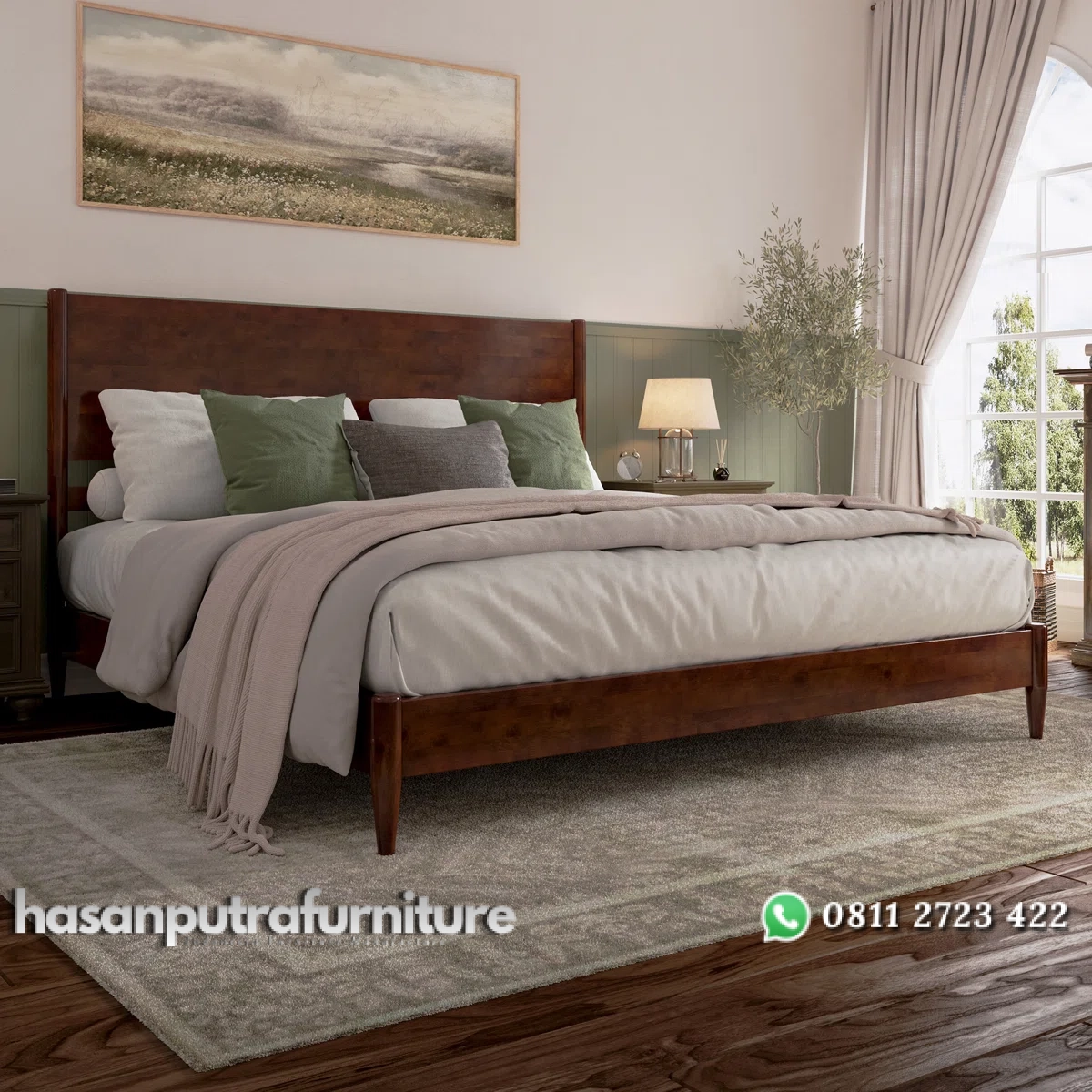 Bromyn Tempat Tidur Retro Kayu Jati Minimalis Terbaru Hasan Putra Furniture Jepara - Indonesia Furniture 1 Bromyn Tempat Tidur Retro Kayu Jati Minimalis Terbaru Hasan Putra Furniture Jepara - Indonesia Furniture