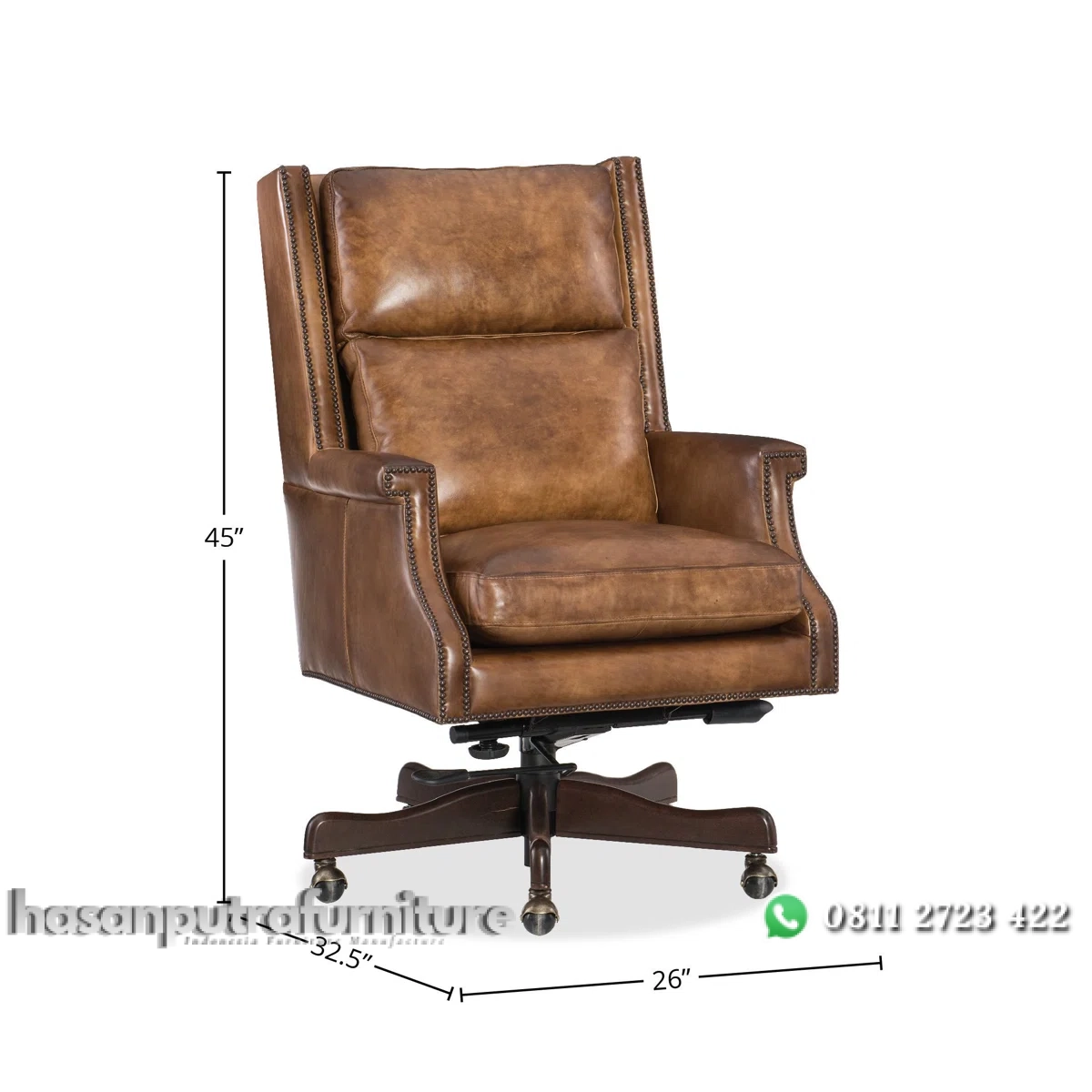 Brycen Kursi Kerja Kantor Executive Minimalis Modern Hasan Putra Furniture Jepara - Indonesia Furniture 4 Brycen Kursi Kerja Kantor Executive Minimalis Modern Hasan Putra Furniture Jepara - Indonesia Furniture - Gambar 4