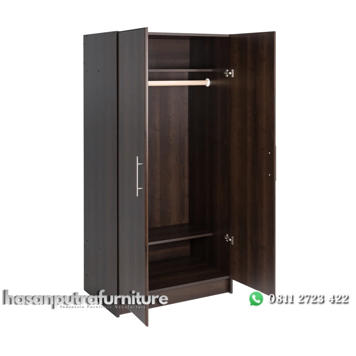 Bucholz Lemari Pakaian 2 Pintu Kayu Jati Minimalis Hasan Putra Furniture Jepara - Indonesia Furniture 3 Bucholz Lemari Pakaian 2 Pintu Kayu Jati Minimalis Hasan Putra Furniture Jepara - Indonesia Furniture - Gambar 3