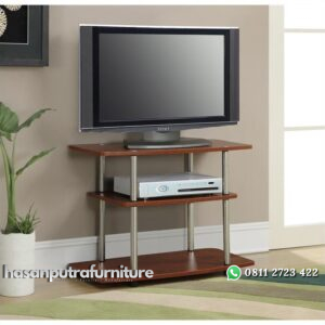 Bufet TV Jati Rangka Stainless Hasan Putra Furniture Jepara - Indonesia Furniture