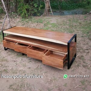 Bufet TV Trembesi Hasan Putra Furniture Jepara - Indonesia Furniture