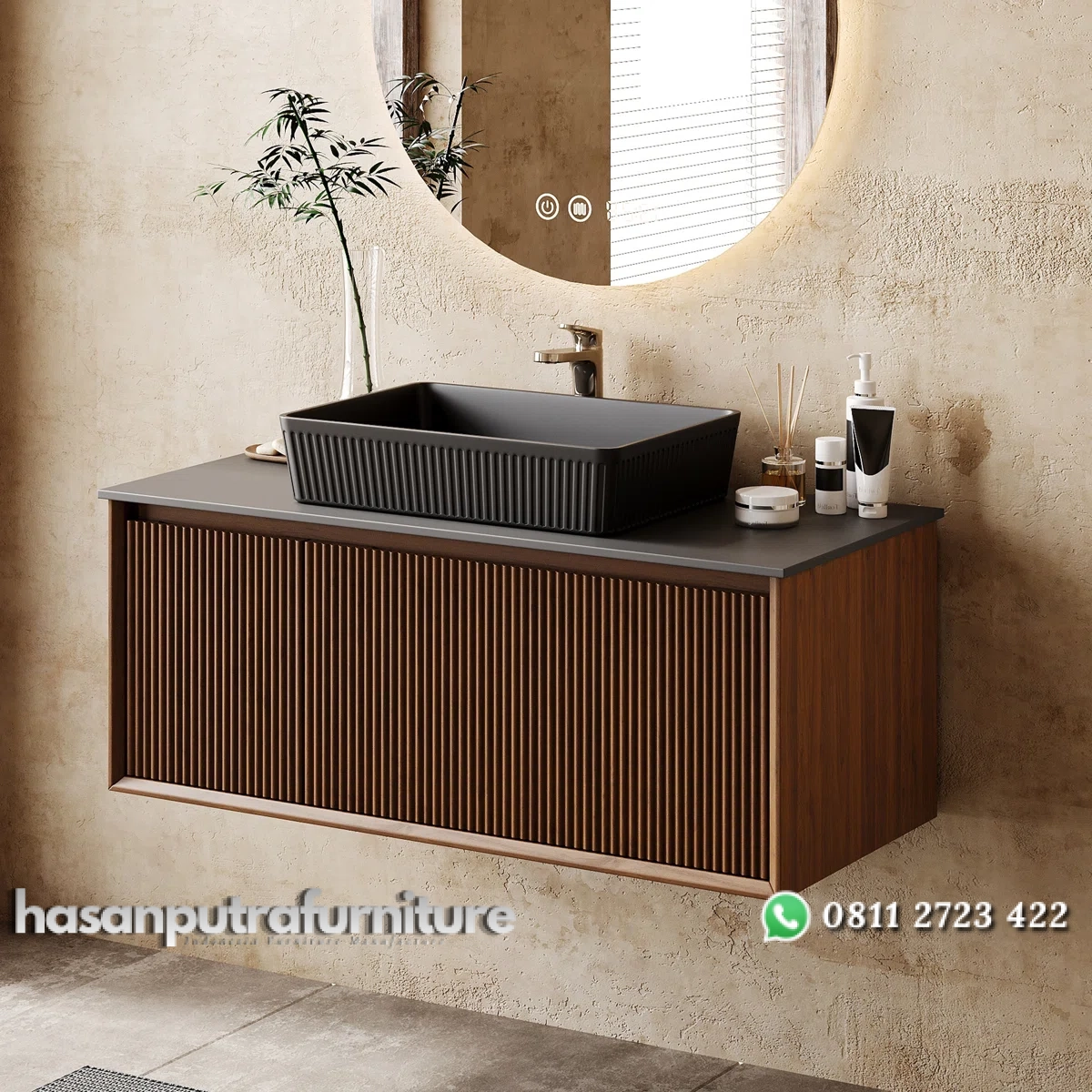 CHARLES Wastafel Cabinet Kayu Jati Desain Minimalis Hasan Putra Furniture Jepara - Indonesia Furniture 2 CHARLES Wastafel Cabinet Kayu Jati Desain Minimalis Hasan Putra Furniture Jepara - Indonesia Furniture - Gambar 2