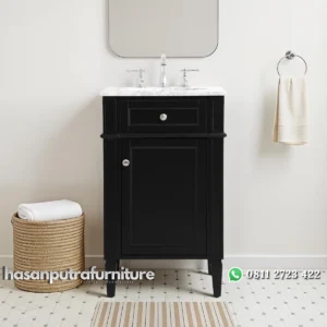 CLAY Wastafel Cabinet Cat Duco Minimalis Modern Hasan Putra Furniture Jepara - Indonesia Furniture