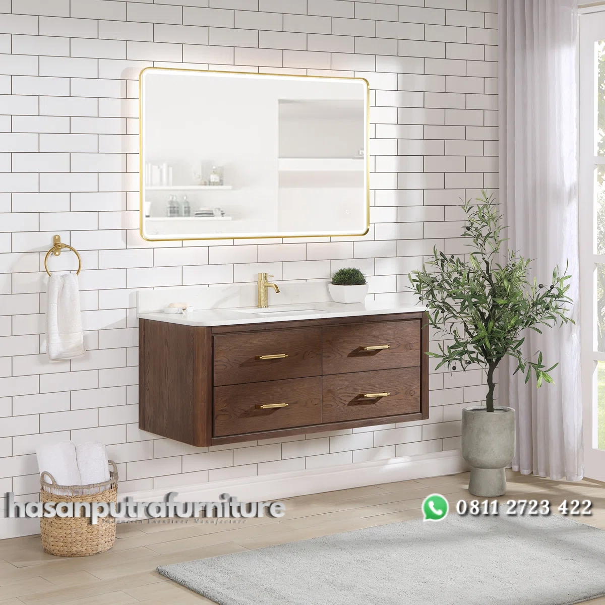CRISTO Wastafel Kamar Mandi Kayu Jati Minimalis Modern Hasan Putra Furniture Jepara - Indonesia Furniture 2 CRISTO Wastafel Kamar Mandi Kayu Jati Minimalis Modern Hasan Putra Furniture Jepara - Indonesia Furniture - Gambar 2