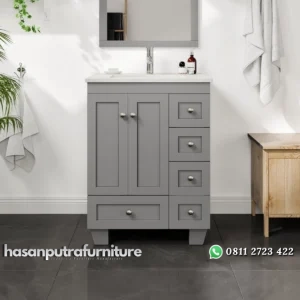 CURIO Wastafel Cabinet Laci Desain Minimalis Plywood Hasan Putra Furniture Jepara - Indonesia Furniture