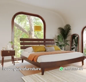 Cadden Tempat Tidur Minimalis Modern Kayu Jati Jepara Hasan Putra Furniture Jepara - Indonesia Furniture