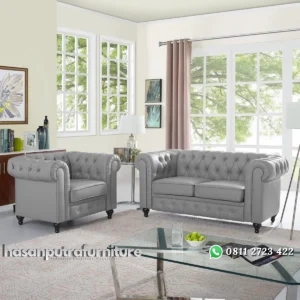 Cannora Set Sofa Tamu Minimalis Terbaru Kain Oscar Hasan Putra Furniture Jepara - Indonesia Furniture