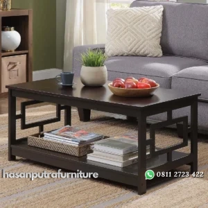Carmeline Meja Tamu Minimalis Kayu Jati Terbaru Hasan Putra Furniture Jepara - Indonesia Furniture