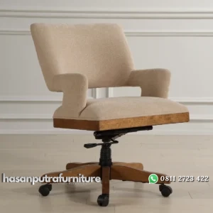 Carrolyn Kursi Kerja Kantor Desain Minimalis Modern Hasan Putra Furniture Jepara - Indonesia Furniture