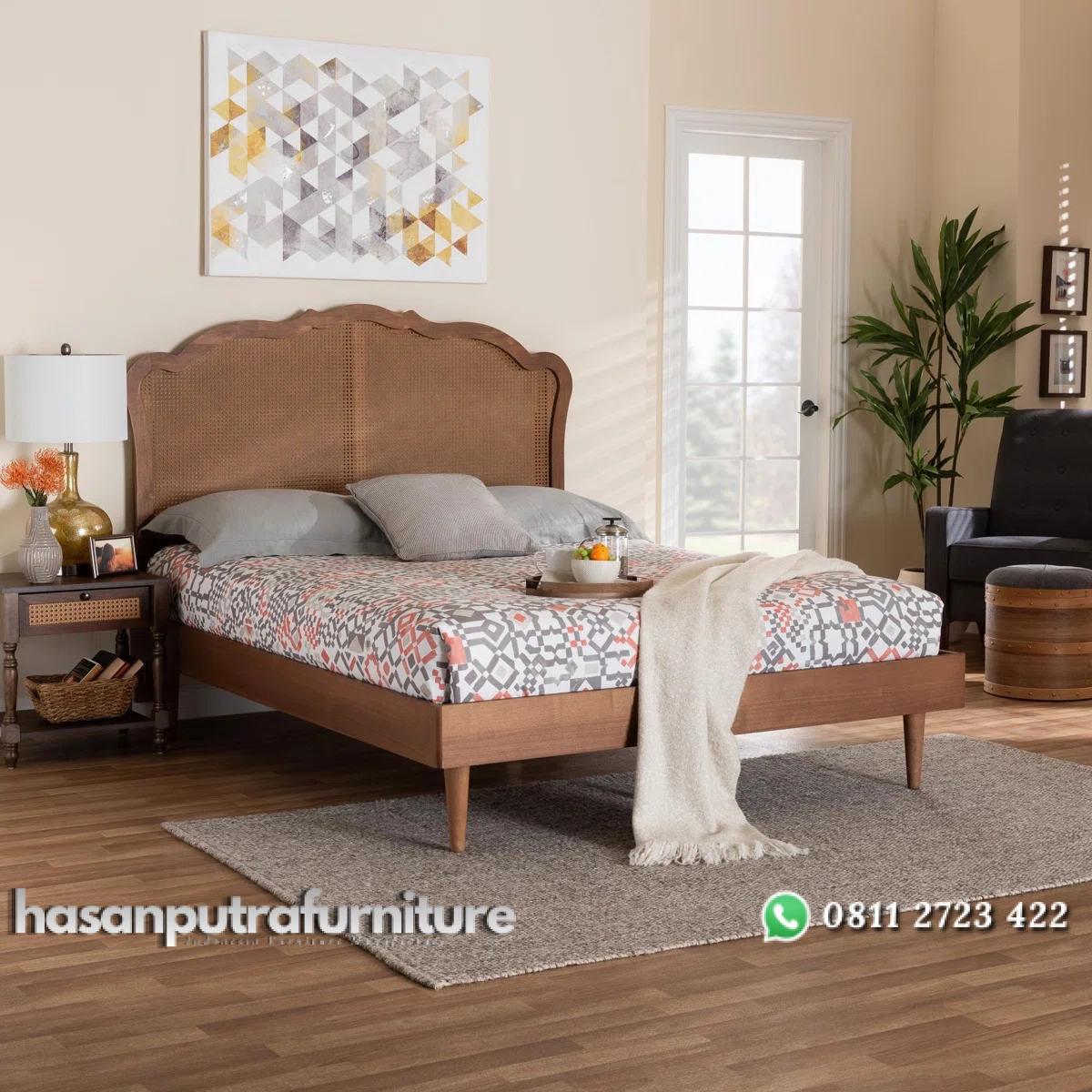 Casheena Tempat Tidur Rotan Minimalis Kayu Jati Hasan Putra Furniture Jepara - Indonesia Furniture 1 Casheena Tempat Tidur Rotan Minimalis Kayu Jati Hasan Putra Furniture Jepara - Indonesia Furniture