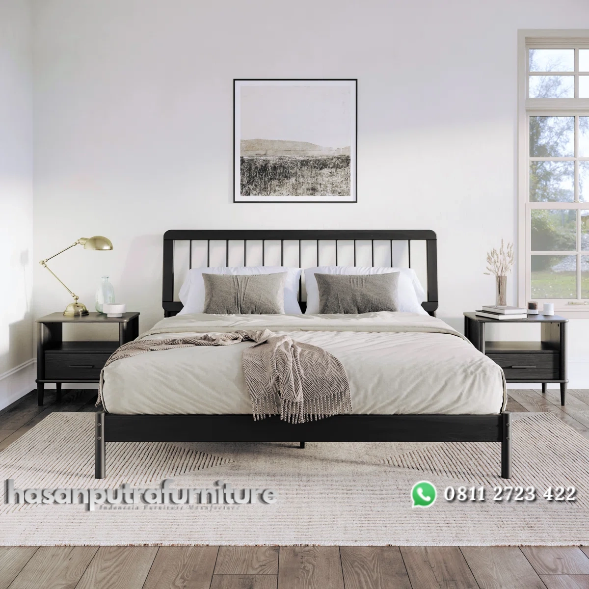 Catherine Tempat Tidur Kayu Jati Minimalis Modern Hasan Putra Furniture Jepara - Indonesia Furniture 2 Catherine Tempat Tidur Kayu Jati Minimalis Modern Hasan Putra Furniture Jepara - Indonesia Furniture - Gambar 2