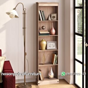 Lemari Rak Buku Minimalis Hasan Putra Furniture Jepara - Indonesia Furniture