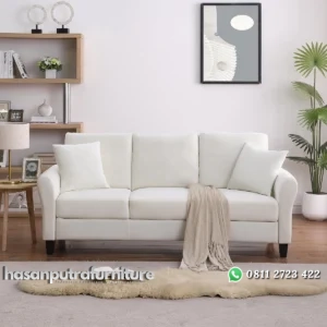 Costella Sofa Tamu Minimalis Modern 3 Seater Terbaru Hasan Putra Furniture Jepara - Indonesia Furniture