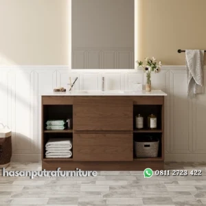 DANILO Wastafel Cabinet Storage Minimalis Bahan Plywood Hasan Putra Furniture Jepara - Indonesia Furniture