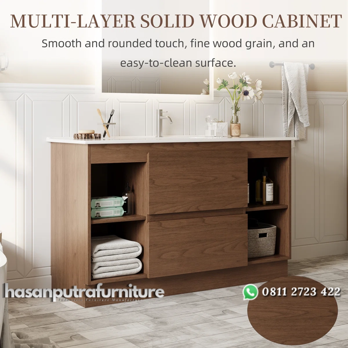 DANILO Wastafel Cabinet Storage Minimalis Bahan Plywood Hasan Putra Furniture Jepara - Indonesia Furniture 2 DANILO Wastafel Cabinet Storage Minimalis Bahan Plywood Hasan Putra Furniture Jepara - Indonesia Furniture - Gambar 2