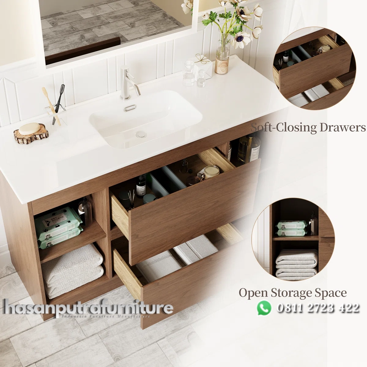 DANILO Wastafel Cabinet Storage Minimalis Bahan Plywood Hasan Putra Furniture Jepara - Indonesia Furniture 3 DANILO Wastafel Cabinet Storage Minimalis Bahan Plywood Hasan Putra Furniture Jepara - Indonesia Furniture - Gambar 3