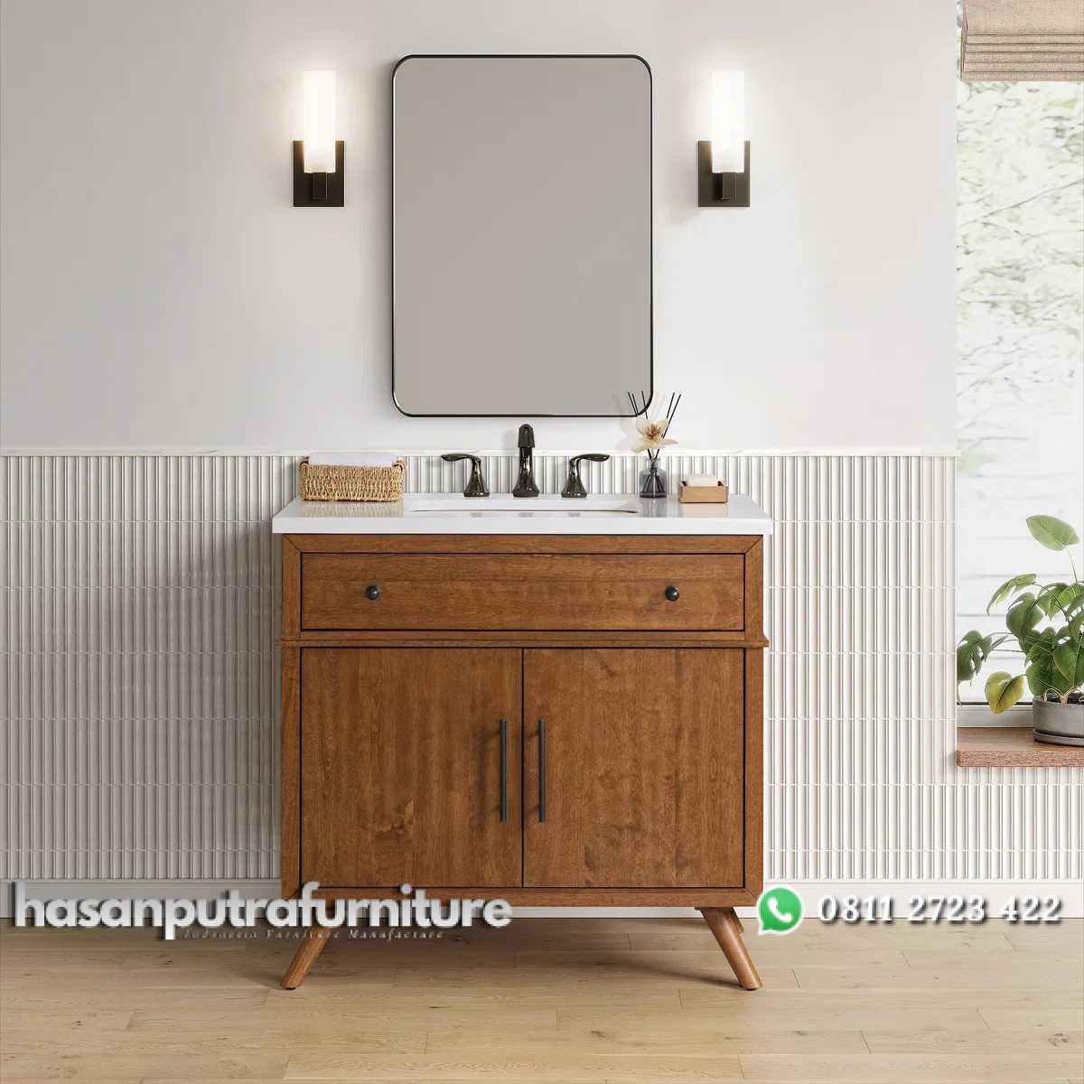 DANISH Wastafel Kabinet Retro Kayu Jati Minimalis Modern Hasan Putra Furniture Jepara - Indonesia Furniture 1 DANISH Wastafel Kabinet Retro Kayu Jati Minimalis Modern Hasan Putra Furniture Jepara - Indonesia Furniture