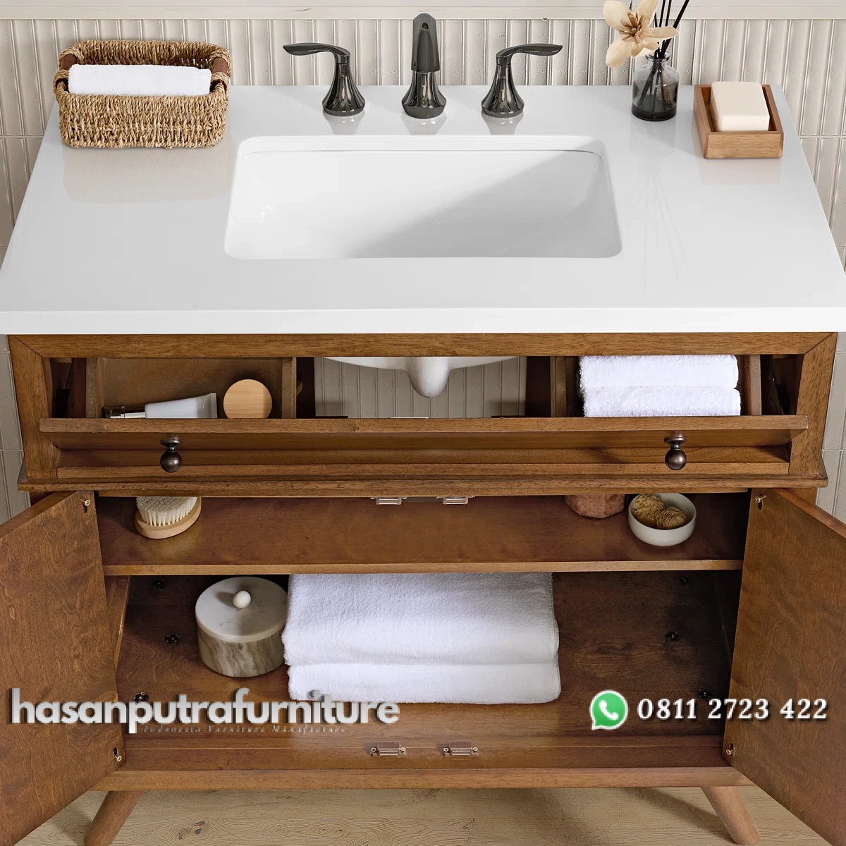 DANISH Wastafel Kabinet Retro Kayu Jati Minimalis Modern Hasan Putra Furniture Jepara - Indonesia Furniture 4 DANISH Wastafel Kabinet Retro Kayu Jati Minimalis Modern Hasan Putra Furniture Jepara - Indonesia Furniture - Gambar 4