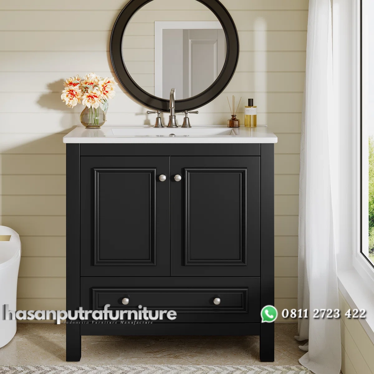 DEKA Wastafel Cabinet 2 Pintu Berlaci Cat Duco Minimalis Hasan Putra Furniture Jepara - Indonesia Furniture 1 DEKA Wastafel Cabinet 2 Pintu Berlaci Cat Duco Minimalis Hasan Putra Furniture Jepara - Indonesia Furniture