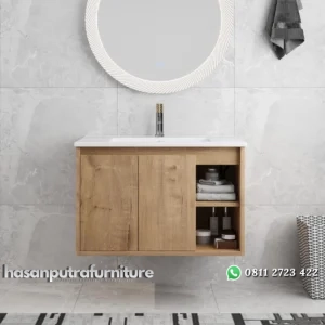 DINNA Wastafel Kabinet Kayu Jati Minimalis Modern Hasan Putra Furniture Jepara - Indonesia Furniture