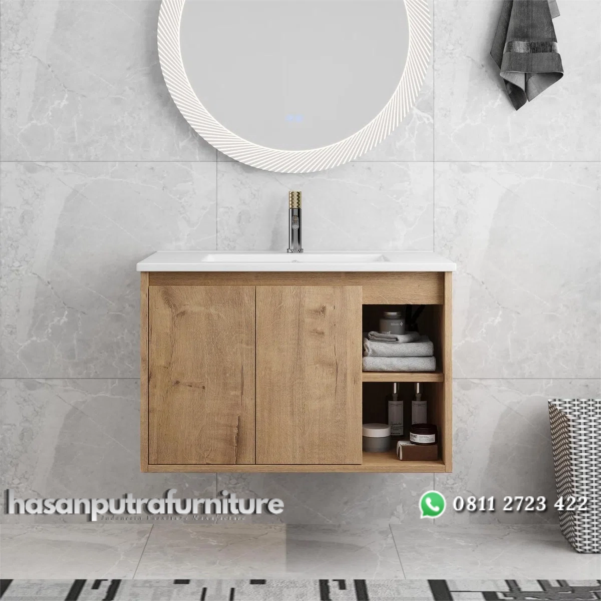 DINNA Wastafel Kabinet Kayu Jati Minimalis Modern Hasan Putra Furniture Jepara - Indonesia Furniture 1 DINNA Wastafel Kabinet Kayu Jati Minimalis Modern Hasan Putra Furniture Jepara - Indonesia Furniture