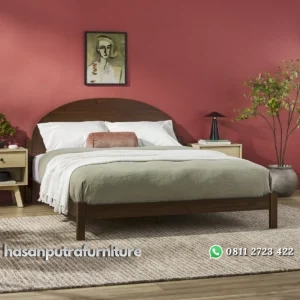 Danna Tempat Tidur Kayu Jati Minimalis Modern Terbaru Hasan Putra Furniture Jepara - Indonesia Furniture