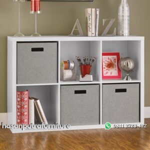 Rak Buku Minimalis Modern Defian Hasan Putra Furniture Jepara - Indonesia Furniture
