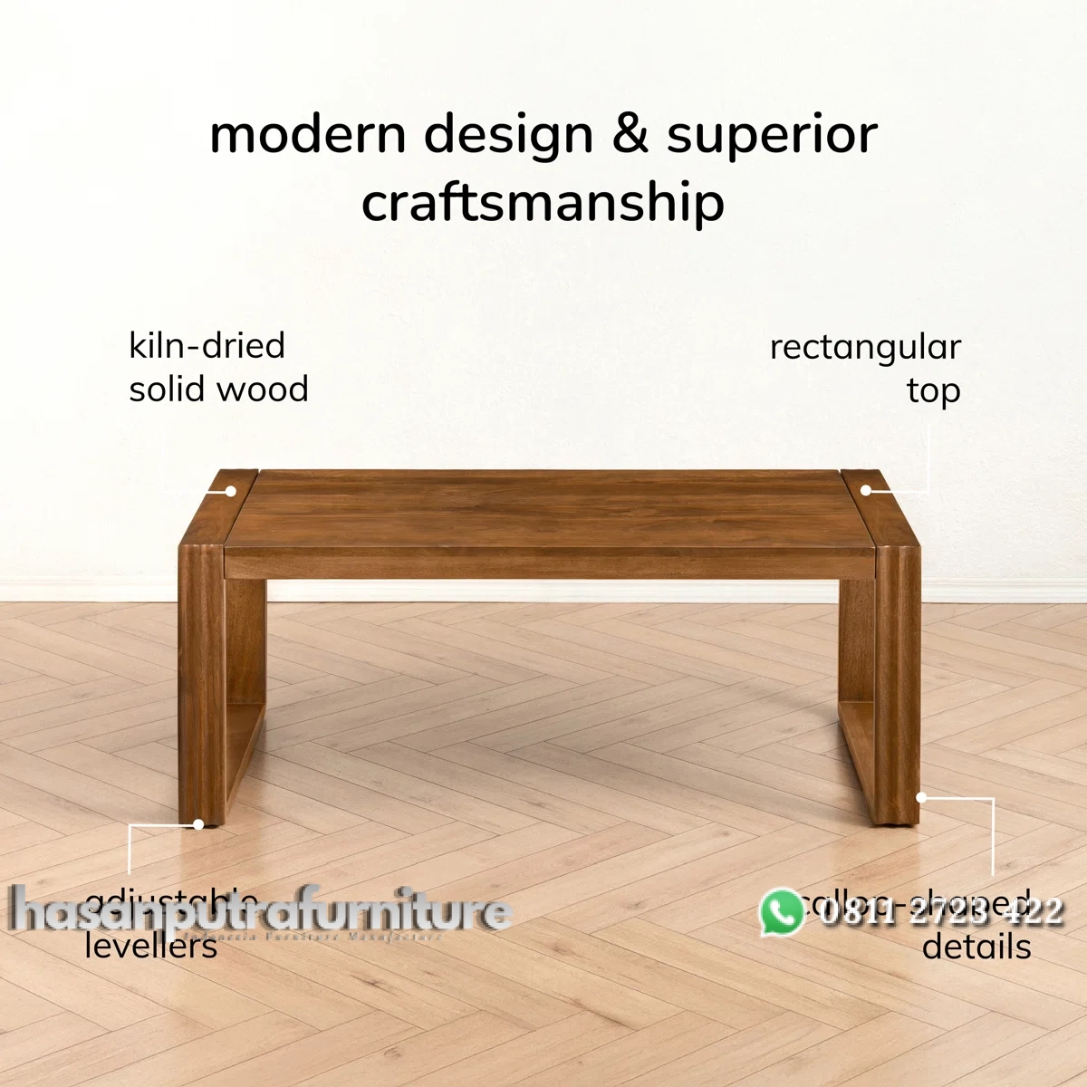 Douglas Meja Tamu Finishing Walnut Minimalis Modern Hasan Putra Furniture Jepara - Indonesia Furniture 3 Douglas Meja Tamu Finishing Walnut Minimalis Modern Hasan Putra Furniture Jepara - Indonesia Furniture - Gambar 3