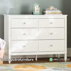 Drawer Arinna 6 Laci Minimalis Hasan Putra Furniture Jepara - Indonesia Furniture